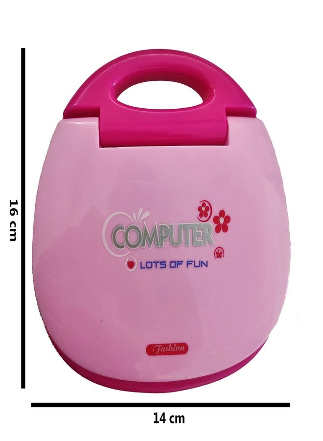 في جراسب كمبيوتر محمول تعليمي صغير من VGRASSP للأطفال - بنين وبنات - لتعليم الحروف والأرقام مع شاشة LED وموسيقى - 16 × 14 سم - اللون حسب المتوفر - Image 4